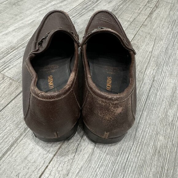 Allen Edmonds Men\'s Size D Brown Vinci Bit Loafers (*Discontinued / Vintage) main image 4